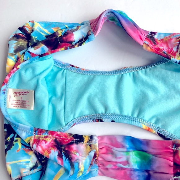 NEW ARIZONA Bikini Swim Bottom Small Blue Women’s NWOT - Picture 6 of 13